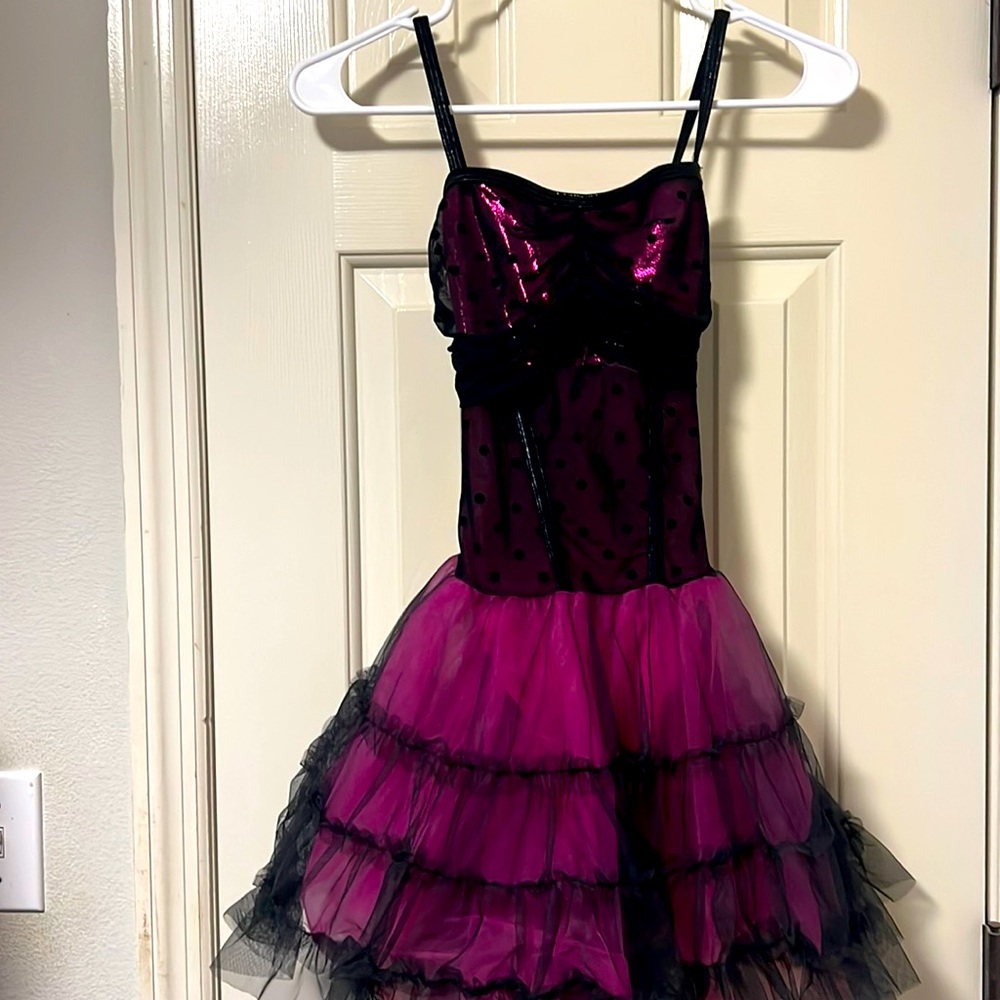 Curtain Call Pink and Black Dance Costume Musical Theater
